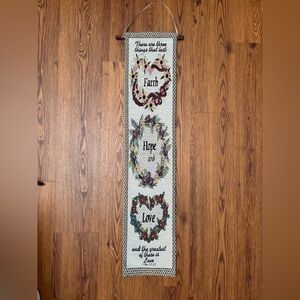 Embroidered Wall Tapestry